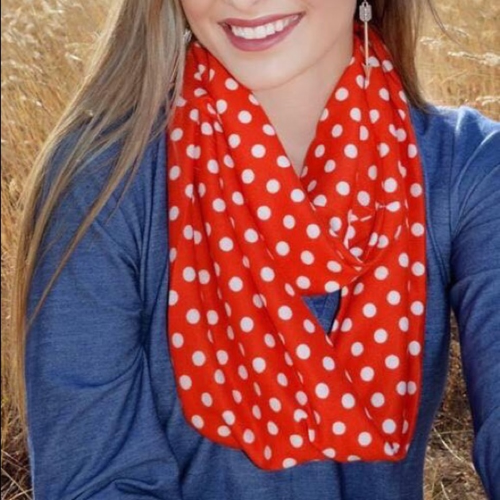 Polka Dot Scarf